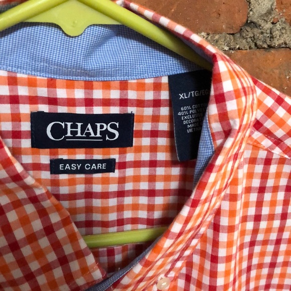 Chaps easy care checkered button down - Picture 3 of 4